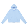 WMNS Raw Edge Full Zip Hoodie