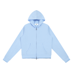 WMNS Raw Edge Full Zip Hoodie