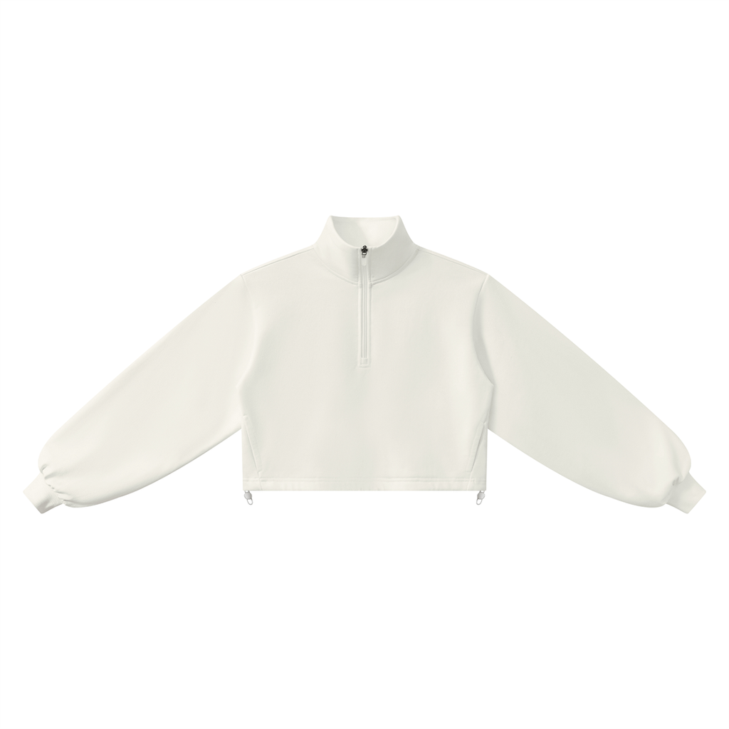 WMNS Mock-Neck Quarter-Zip Sweatshirt