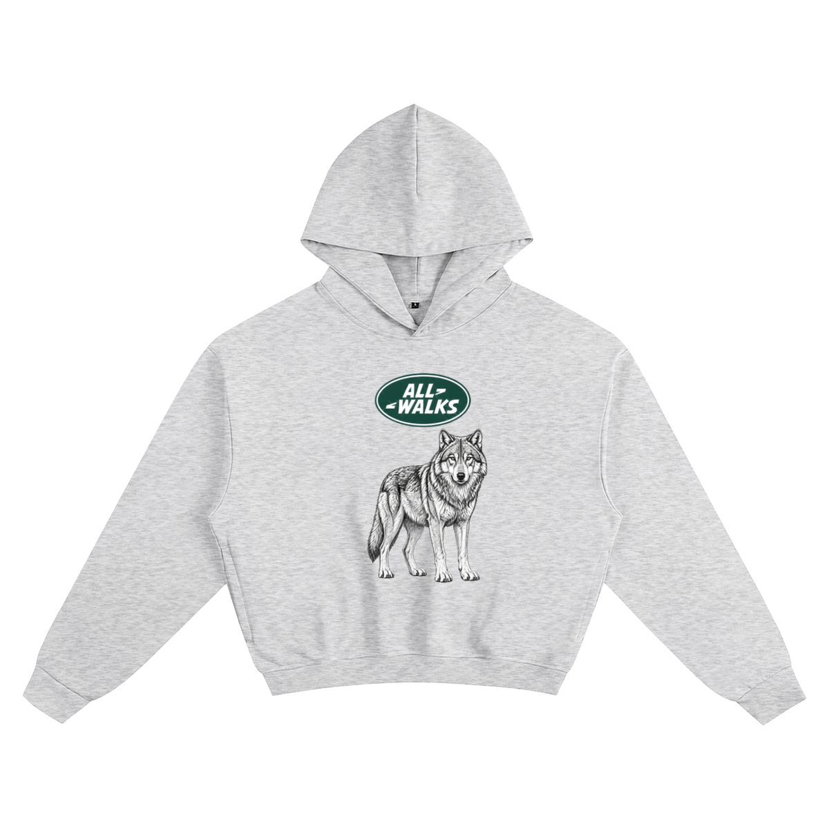 All Walks Cotton Cropped Hoodie