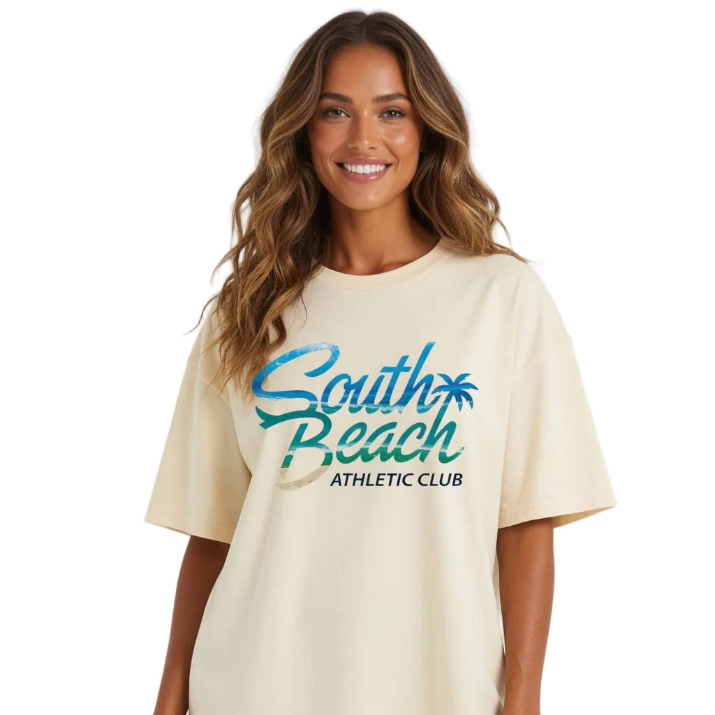 South Beach Athletic Loose Drop Shoulder T-Shirt
