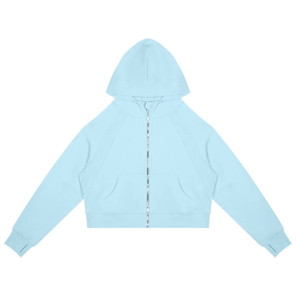 WMNS Cropped Full Zip Hoodie