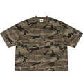 Boxy Camo Cotton T-Shirt