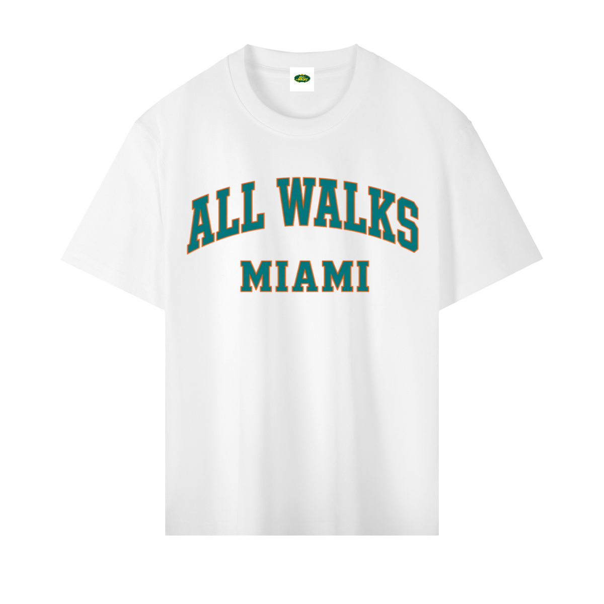 Miami Heavyweight Drop Shoulder Cotton T-Shirt