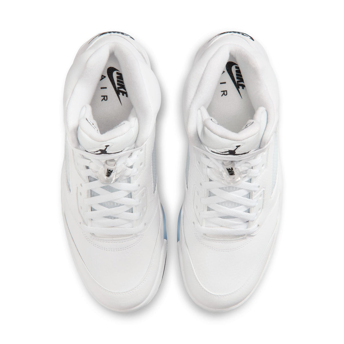 Air Jordan Mens 5 Retro - White Metallic