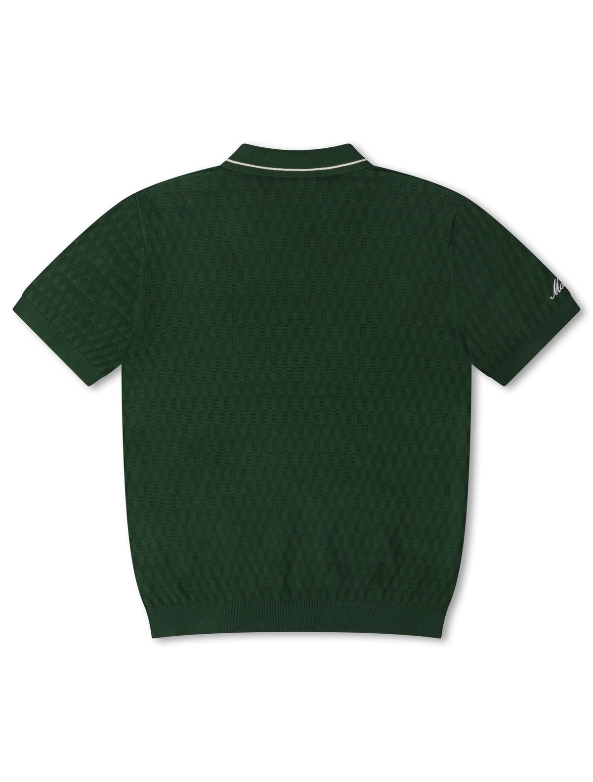 Malbon Crest Knit Polo