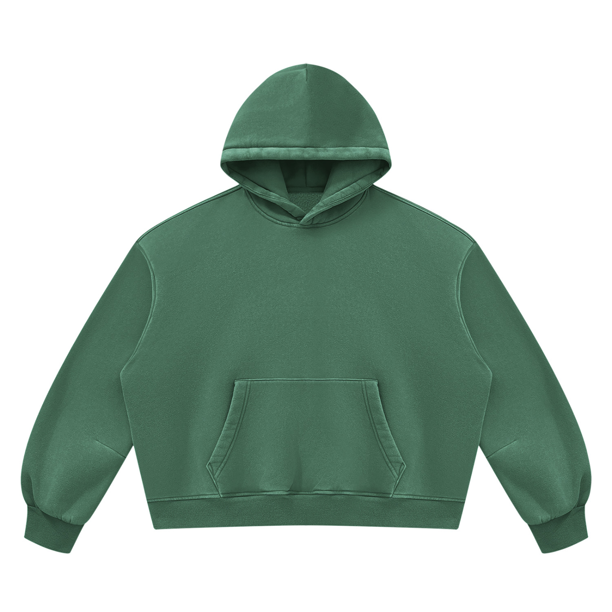 Vintage Wash Boxy Fleece Hoodie
