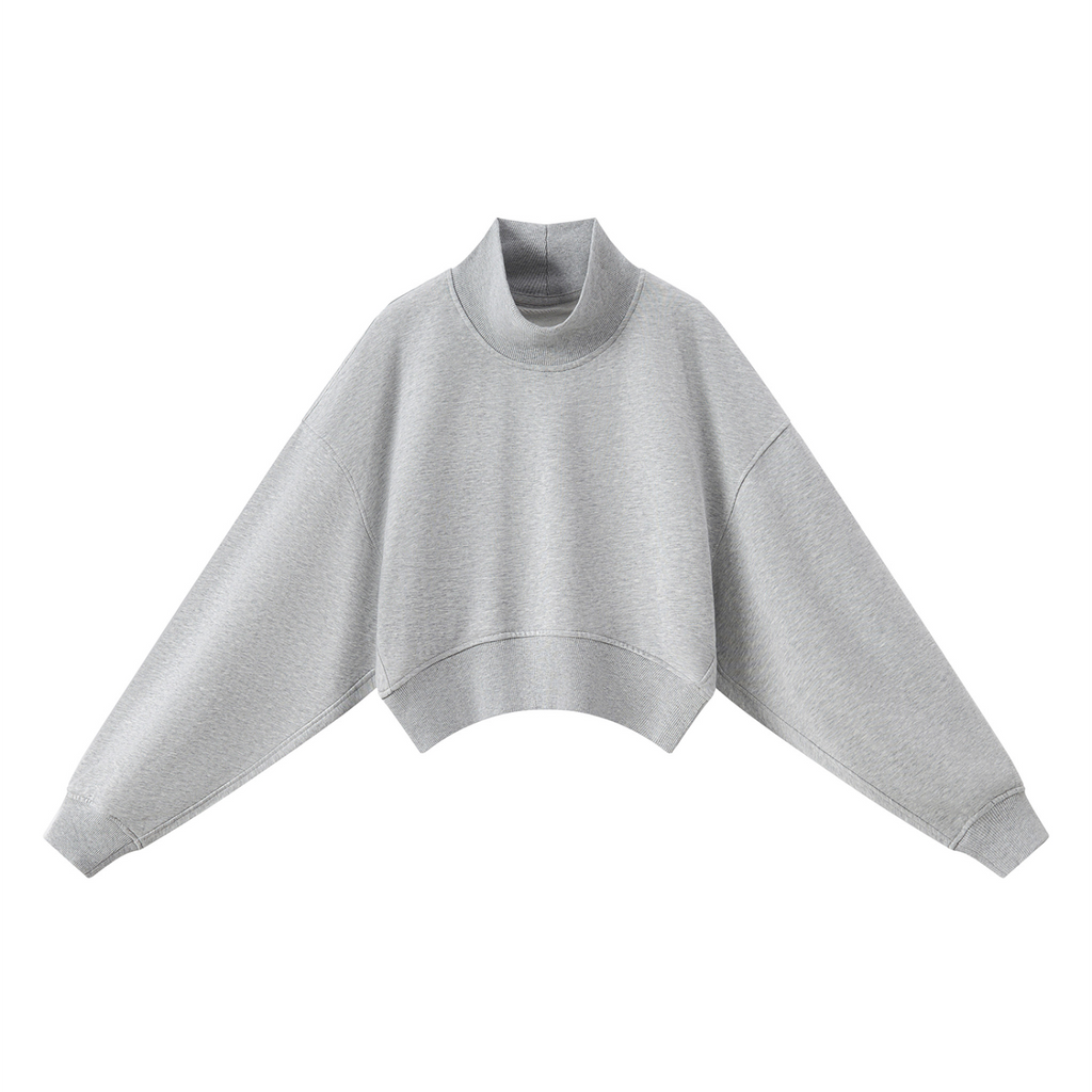 WMNS Crop Mock Neck Sweatshirt