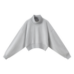 WMNS Crop Mock Neck Sweatshirt