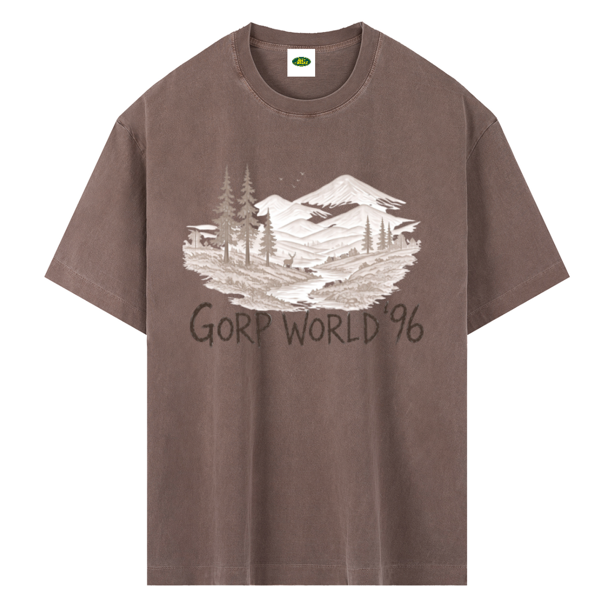 Gorp World Vintage Washed Oversized Tee