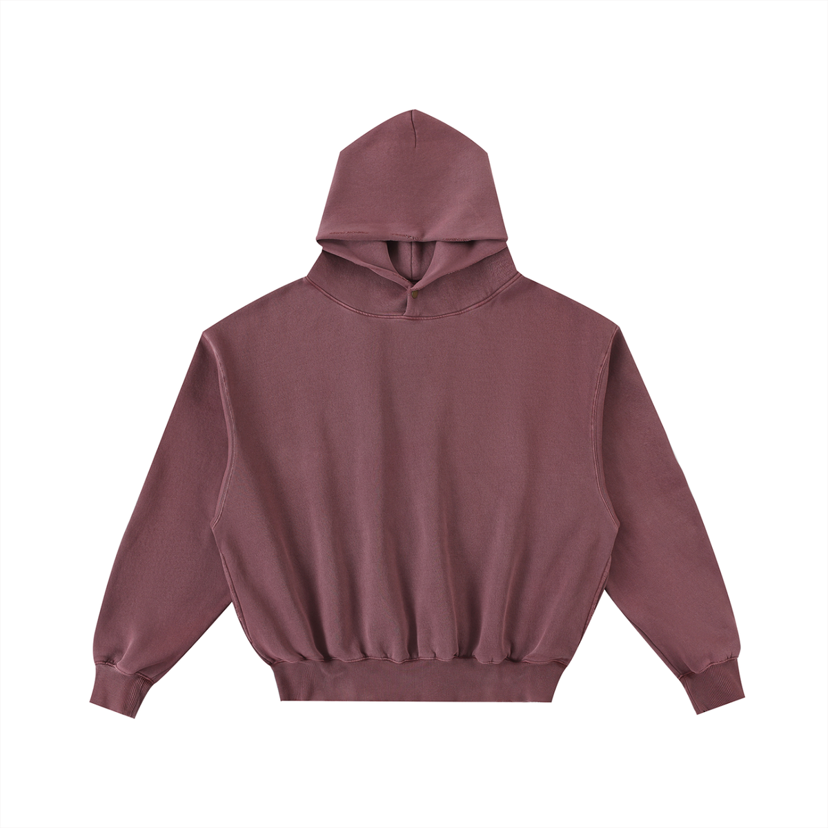Frayed Enzyme Washed Hoodie