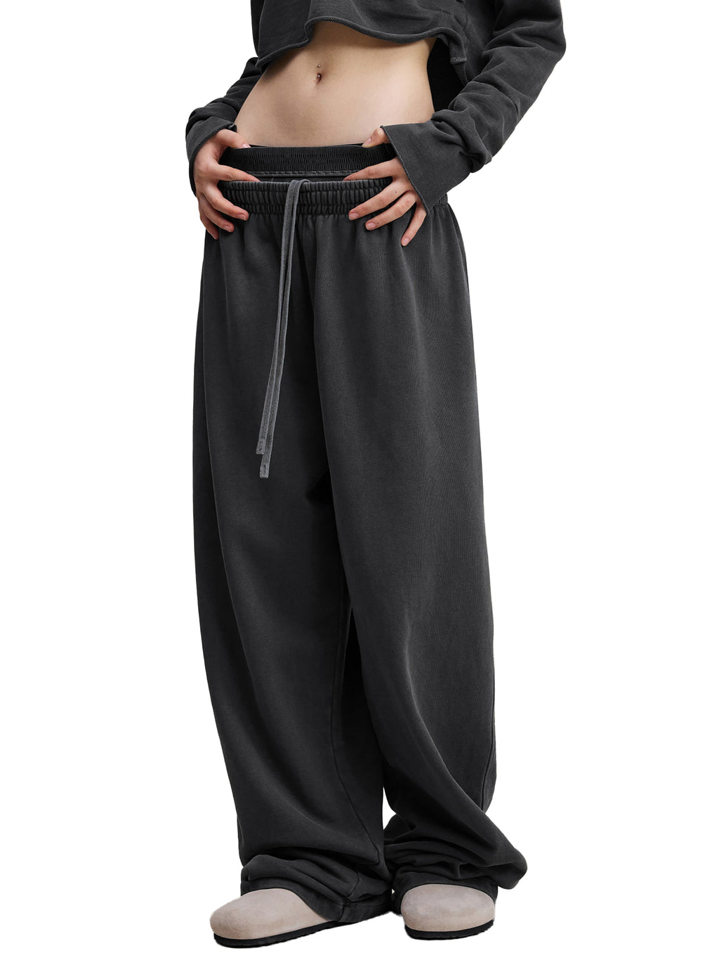 WMNS Vintage Washed Waist Pants