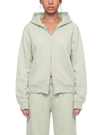 WMNS Raw Edge Full Zip Hoodie